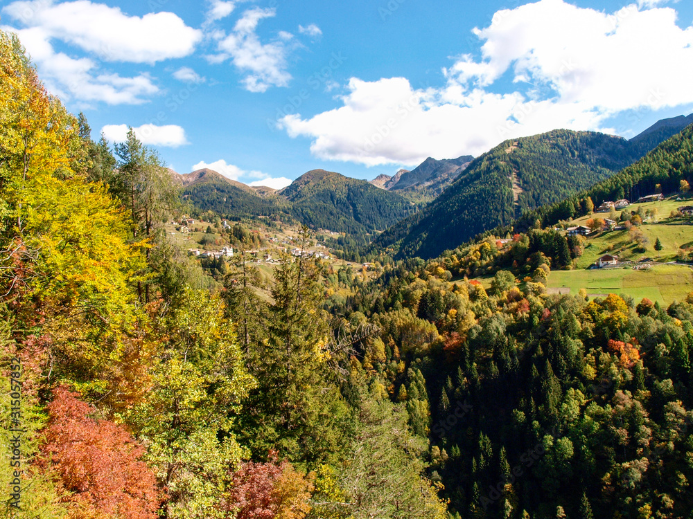 Landscape of the mountains around Levico Terme Landscape of the mountains around Levico Terme