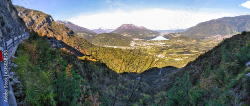 Mountain landscape of the Monti Lessini