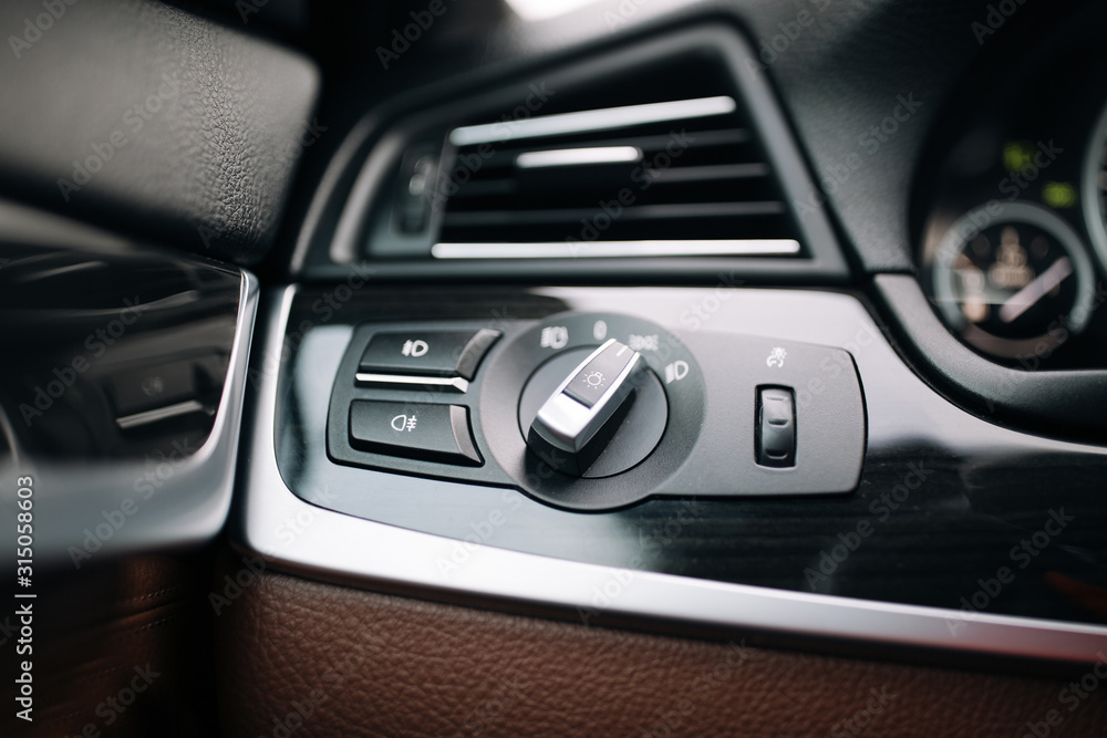 Lights control of a car Lights control of a car