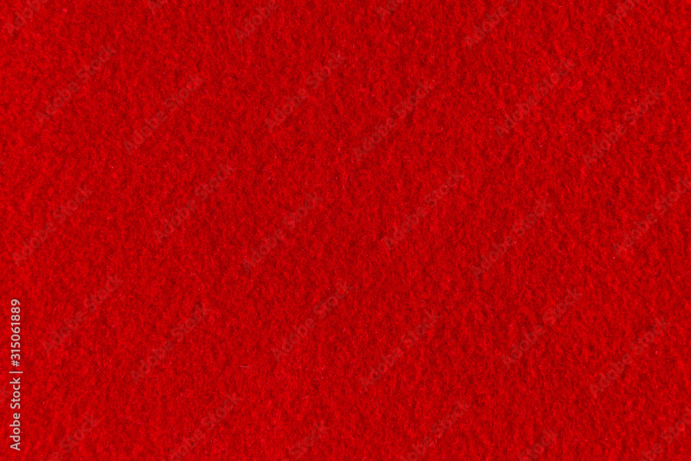 Fototapeta premium Texture of warm red fleece blanket