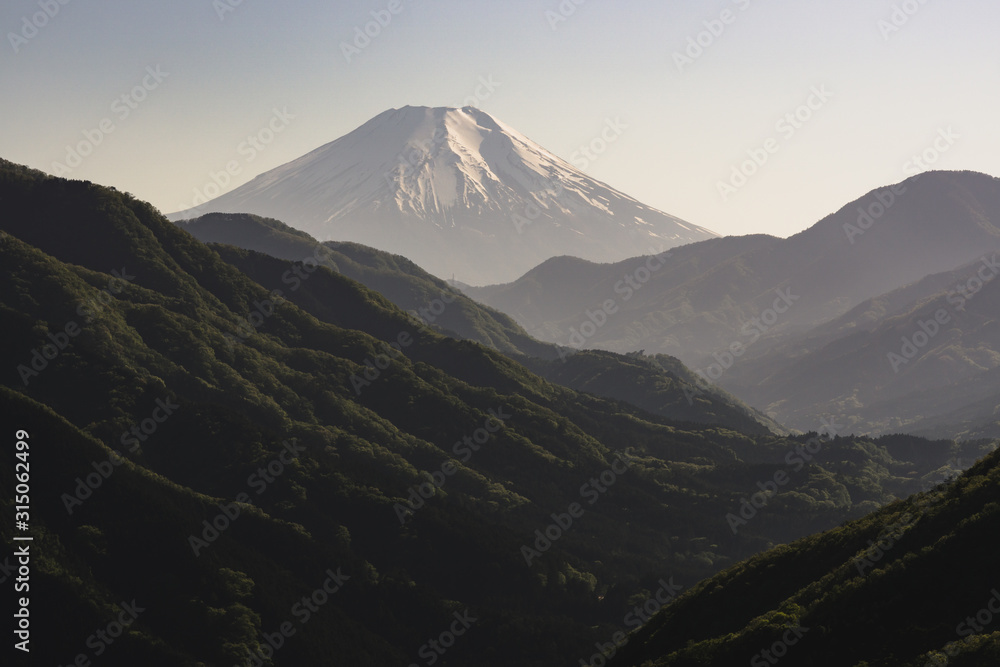 道志村からの富士山