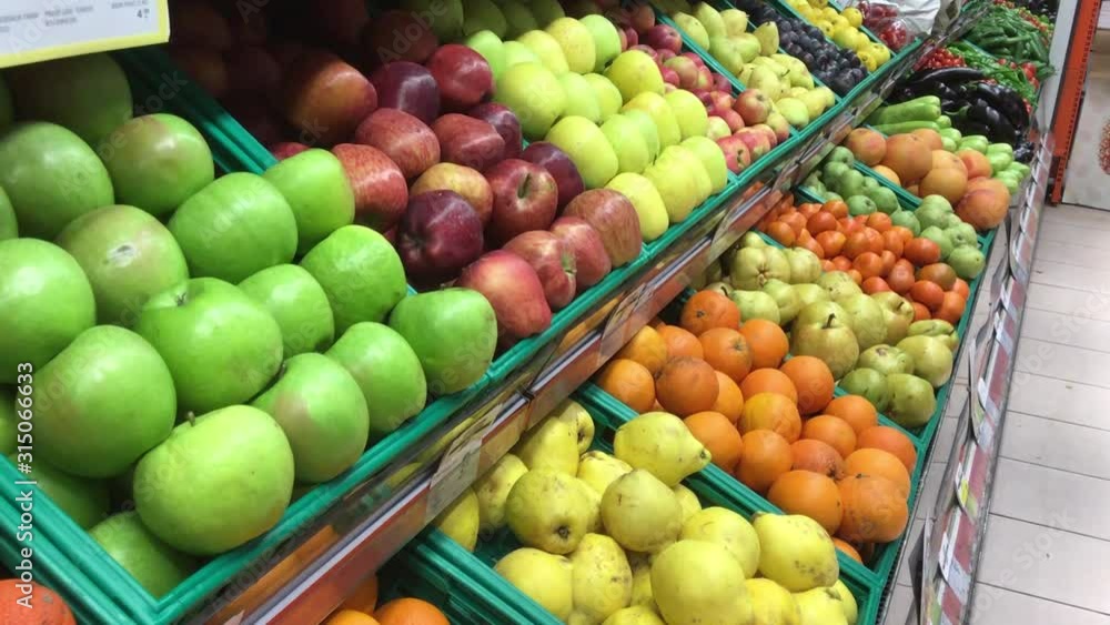 fruits and vegetables at the market fruits and vegetables at the market