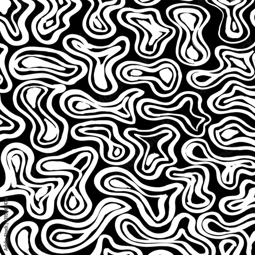 Vector. Grunge texture. Background brush pattern.