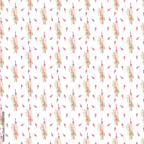 Background of watercolor spots on a white background. Use for wedding invitations, birthdays, menus and decorations.