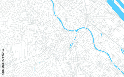 Vienna, Austria bright vector map