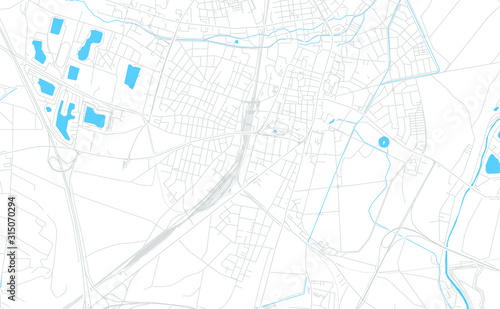 Wiener Neustadt  Austria bright vector map