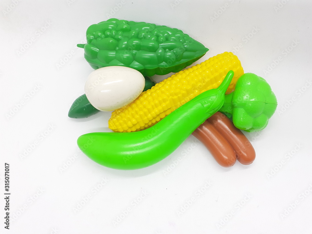 Plastic vegetables toys sale