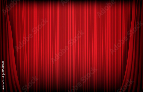 abstract background of red curtain, gambling casino concept