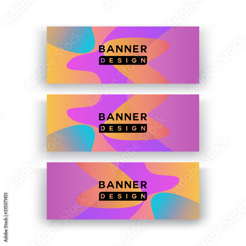 sale banner design with full color