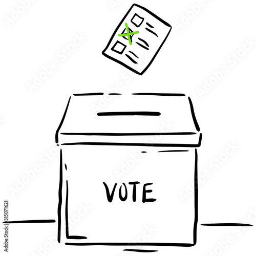 Municipale, mairie, maire, vote, élection, urne, bulletin