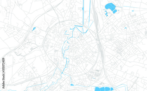 Leuven , Belgium bright vector map