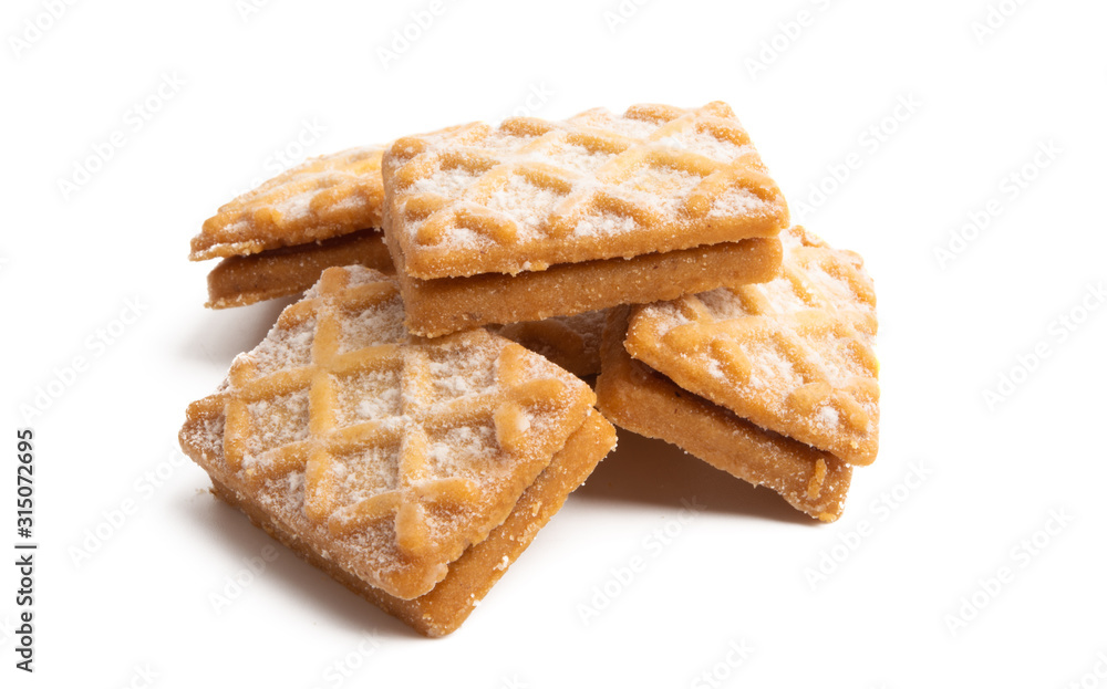 cookies with jam Isolated cookies with jam Isolated