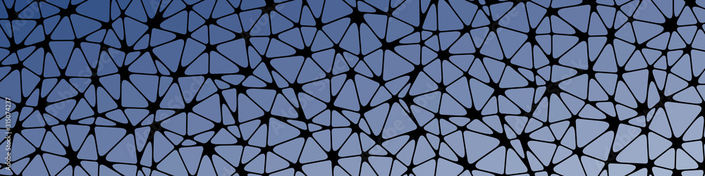 Naklejka premium Abstract Low Polygon gradient Generative Art background illustration