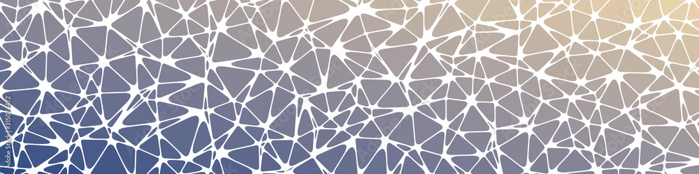 Obraz premium Abstract Low Polygon gradient Generative Art background illustration