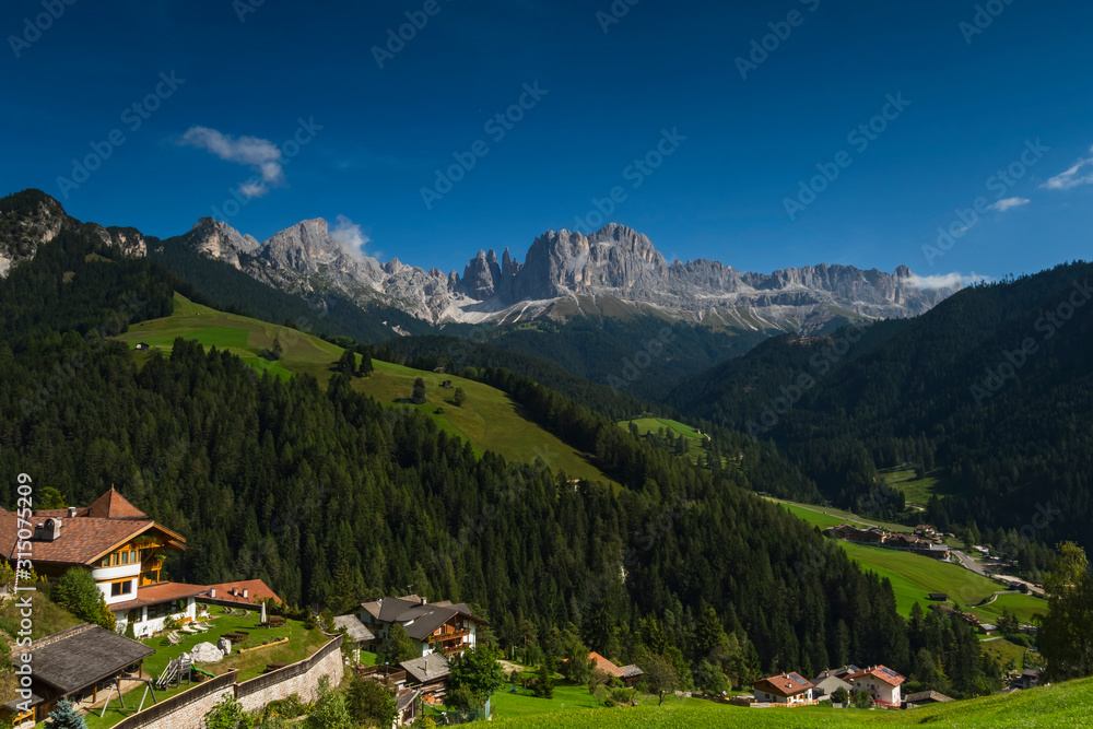 Fototapeta premium Alto Adige sunny day outdoor travel
