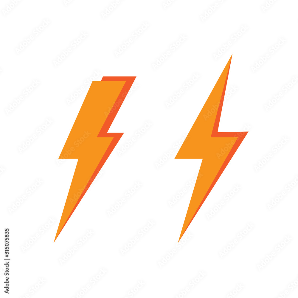 Thunderstorm and Bolt Lighting Flash icon Thunderstorm and Bolt Lighting Flash icon