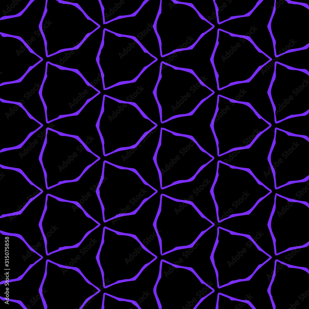 Fototapeta premium Seamless pattern in ornamental style. Geometric desing texture for gift.