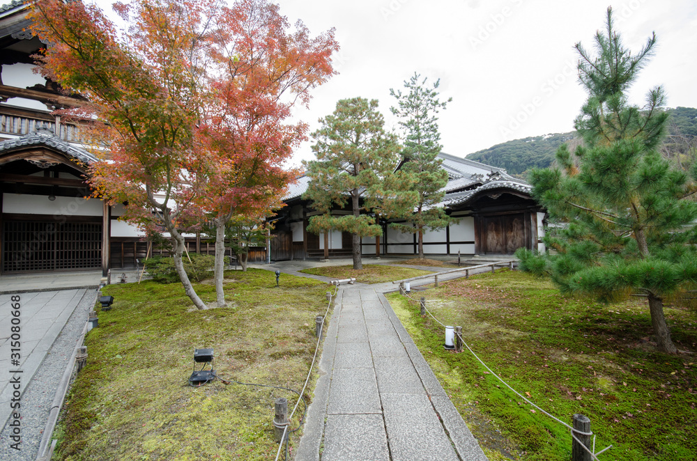 Fototapeta premium Zen garden at Kodai temple in Kyoto