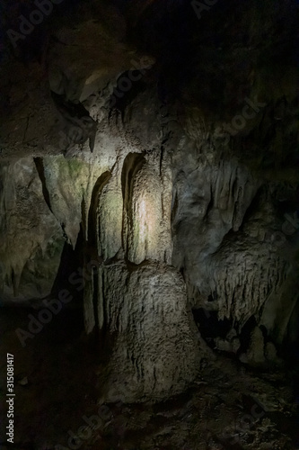 The Prometheus Cave (also Kumistavi Cave) near Tskaltubo in the Imereti region, Georgia