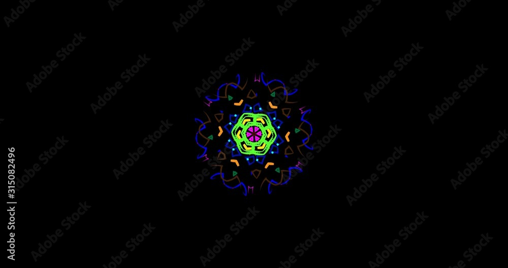 Spinning abstract magic circle. Esoteric cosmic mandala. Simply ornamental mandala. Loop 4K footage. Spinning abstract magic circle. Esoteric cosmic mandala. Simply ornamental mandala. Loop 4K footage.