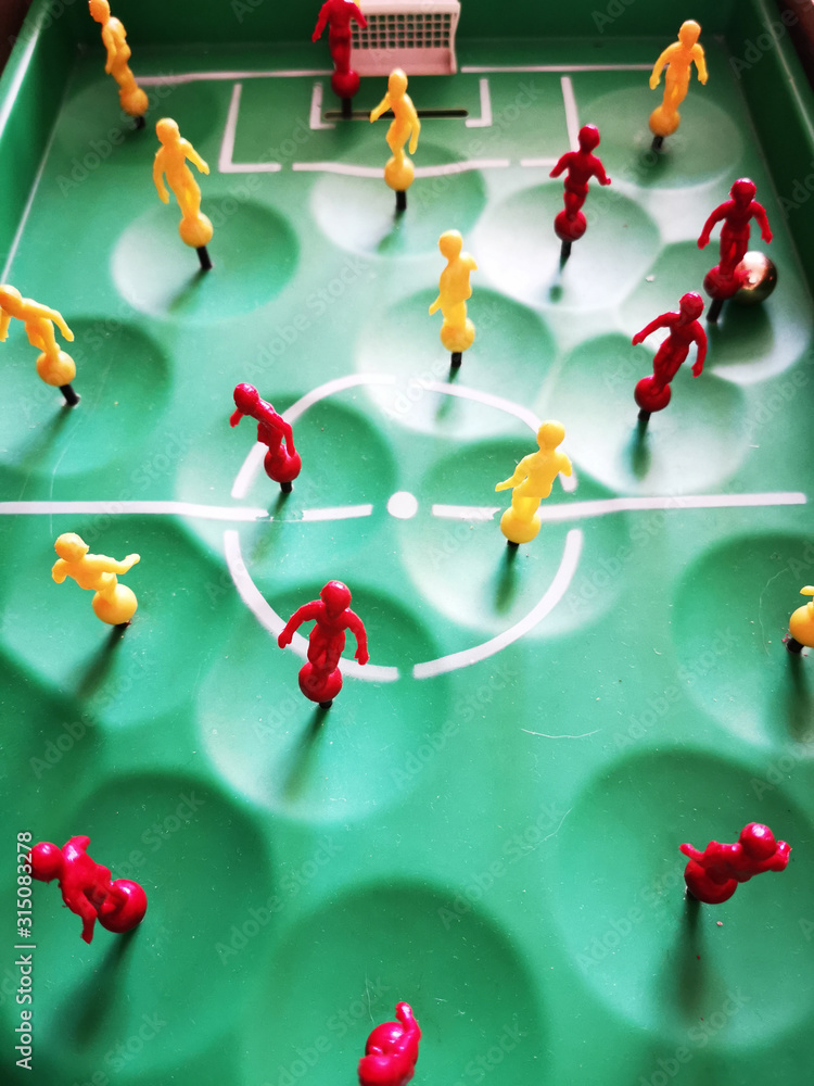 old table soccer game
