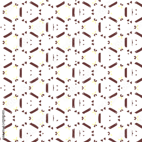 Seamless pattern in ornamental style. Geometric desing texture for gift.