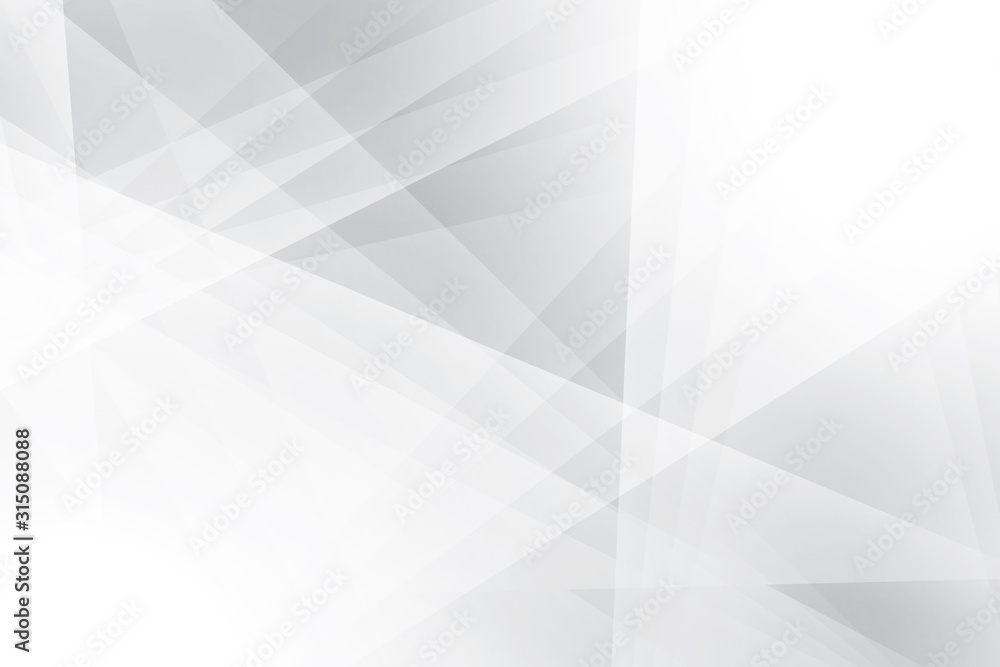 Fototapeta premium Abstract geometric white and gray color background. Vector, illustration. 