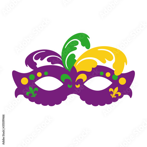 Mask Mardi Gras svg Clipart Fat Tuesday New Orleans shirt design Cut files Carnival decor 