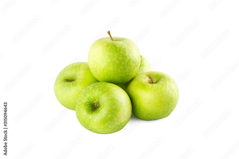 fresh green apple on white background fruit agriculture food isolated fresh green apple on white background fruit agriculture food isolated