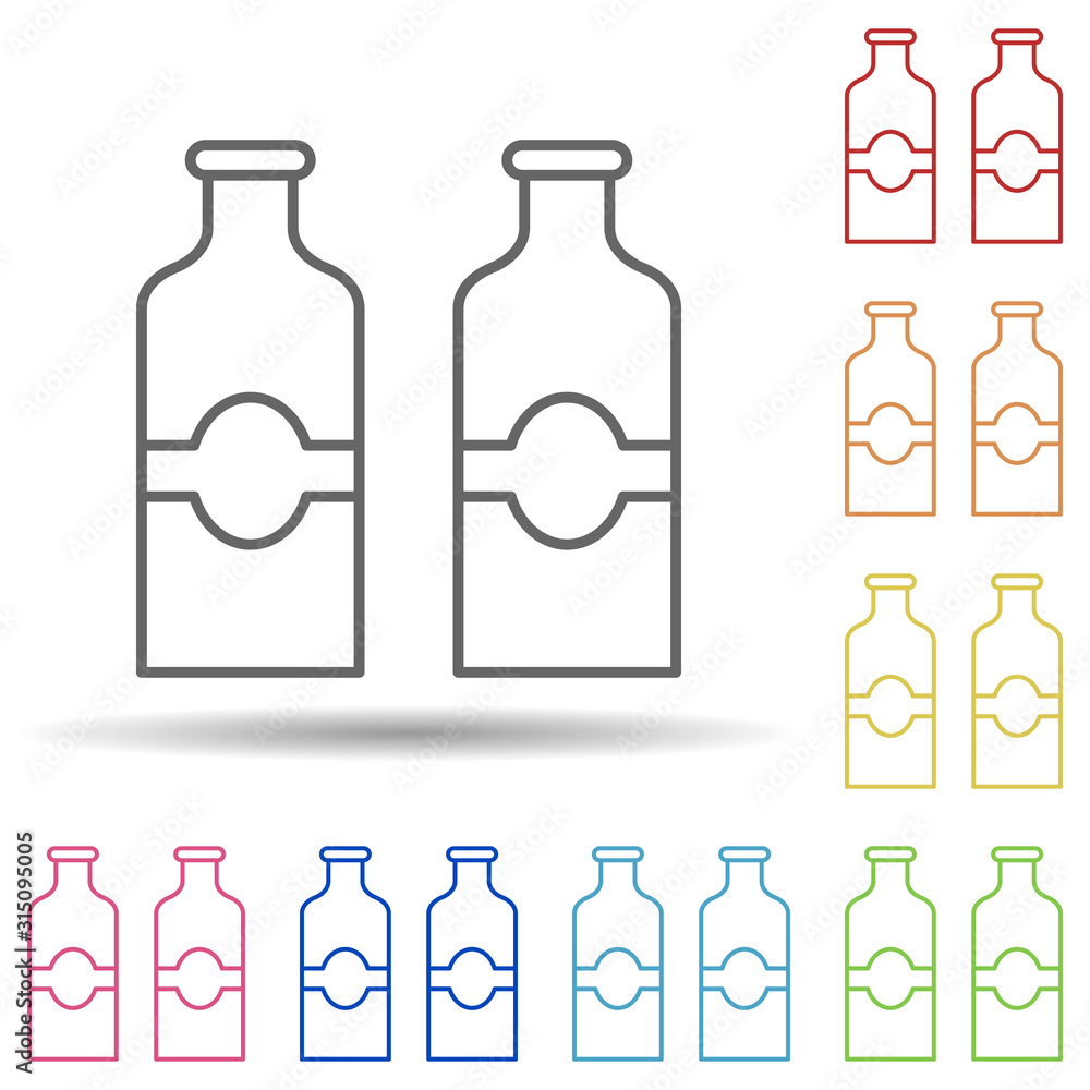 Beer, holland in multi color style icon. Simple thin line, outline vector of halloween icons for ui and ux, website or mobile application