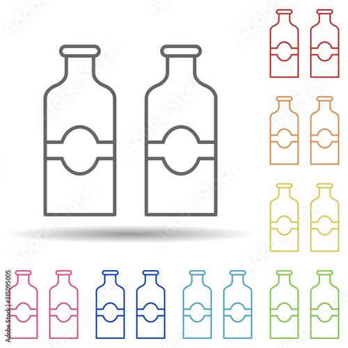 Beer  holland in multi color style icon. Simple thin line  outline vector of halloween icons for ui and ux  website or mobile application