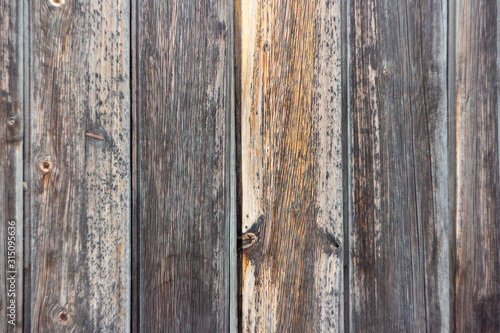 Wooden old fence texture closeup
