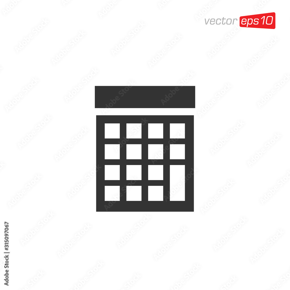 Calculator Icon Design Vector Template