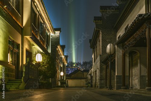 Night view of Nanjing Confucius Temple