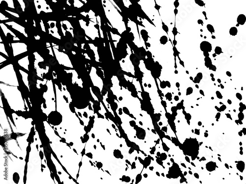 texture black ink japan background.ink watercolor brush.
