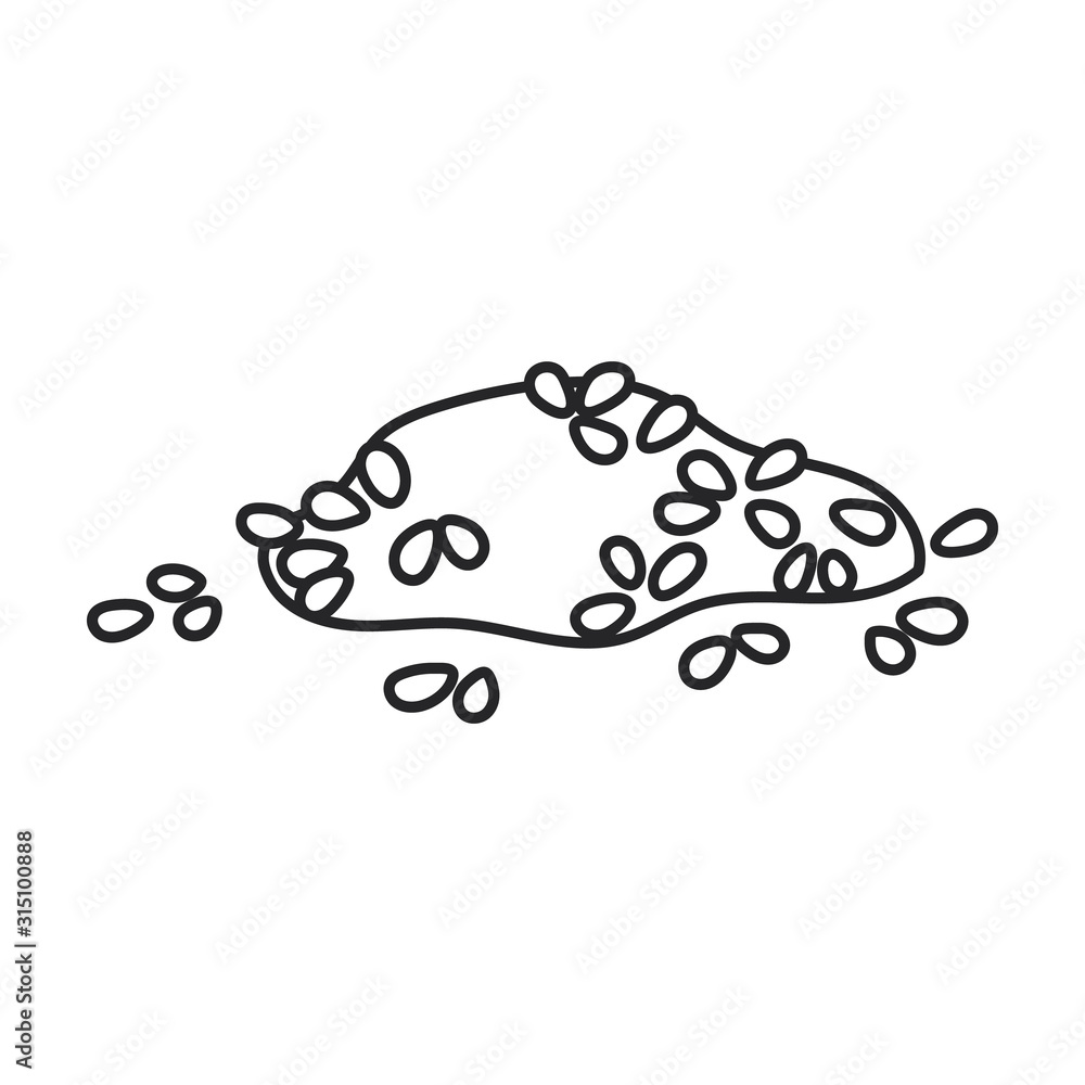 Spicy pepper vector icon.Line vector icon isolated on white background spicy pepper .