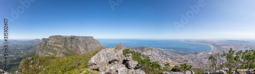 Panorama of Cape Town from Devils Peak