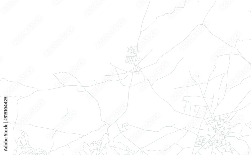 Obraz premium Pergamos , Cyprus bright vector map