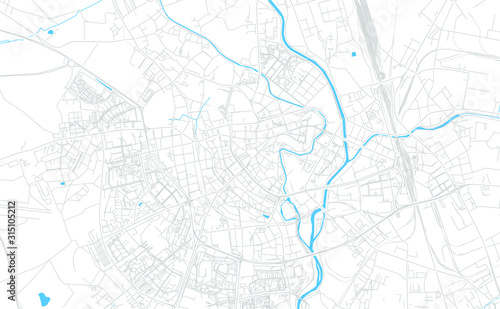 Wallpaper Mural Olomouc, Czechia bright vector map Torontodigital.ca