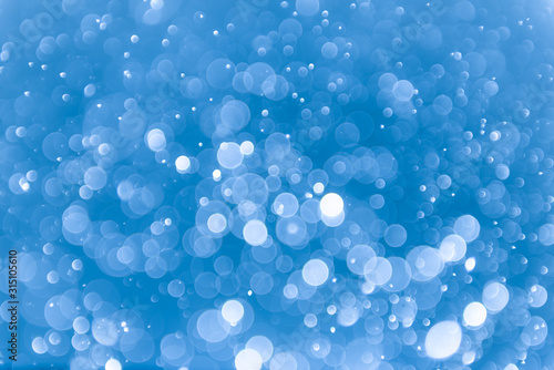 Abstract blue background with bokeh, bokeh background, sparkle bokeh background