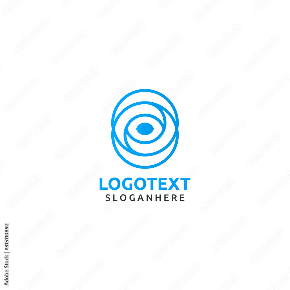 Letter O logo design template. O vector icon.