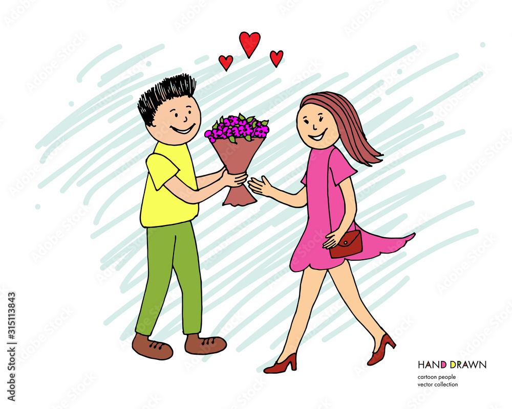 Couple Hug Proposal Tanabata Valentine's Day Drawing Free Elements Download  PNG Images | PSD Free Download - Pikbest