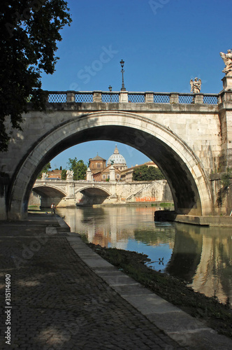 A view of Rome and its Tiber River - 442 © francovolpato