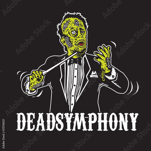 Dead Symphony Music Conductor Zombie
