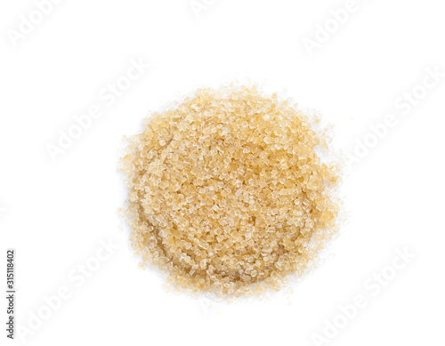 Wallpaper Mural Brown sugar isolated on white Torontodigital.ca