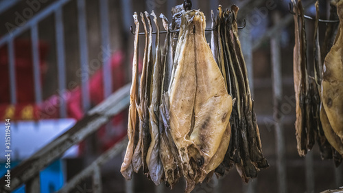 Naturally Salty Dried Fish Preservation