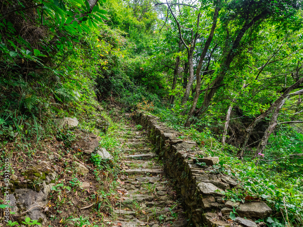 Hiking Trail in Val Grande National Park Hiking Trail in Val Grande National Park