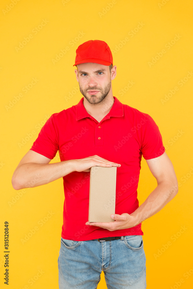 guy cashier uniform hold box. Restaurant cafe staff wanted. man delivery service in red tshirt and cap. friendly shop assistant. food order deliveryman. cashier vacancy. Hiring shop store worker guy cashier uniform hold box. Restaurant cafe staff wanted. man delivery service in red tshirt and cap. friendly shop assistant. food order deliveryman. cashier vacancy. Hiring shop store worker
