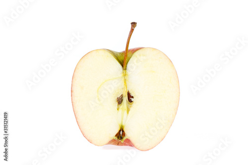 red apple isolated