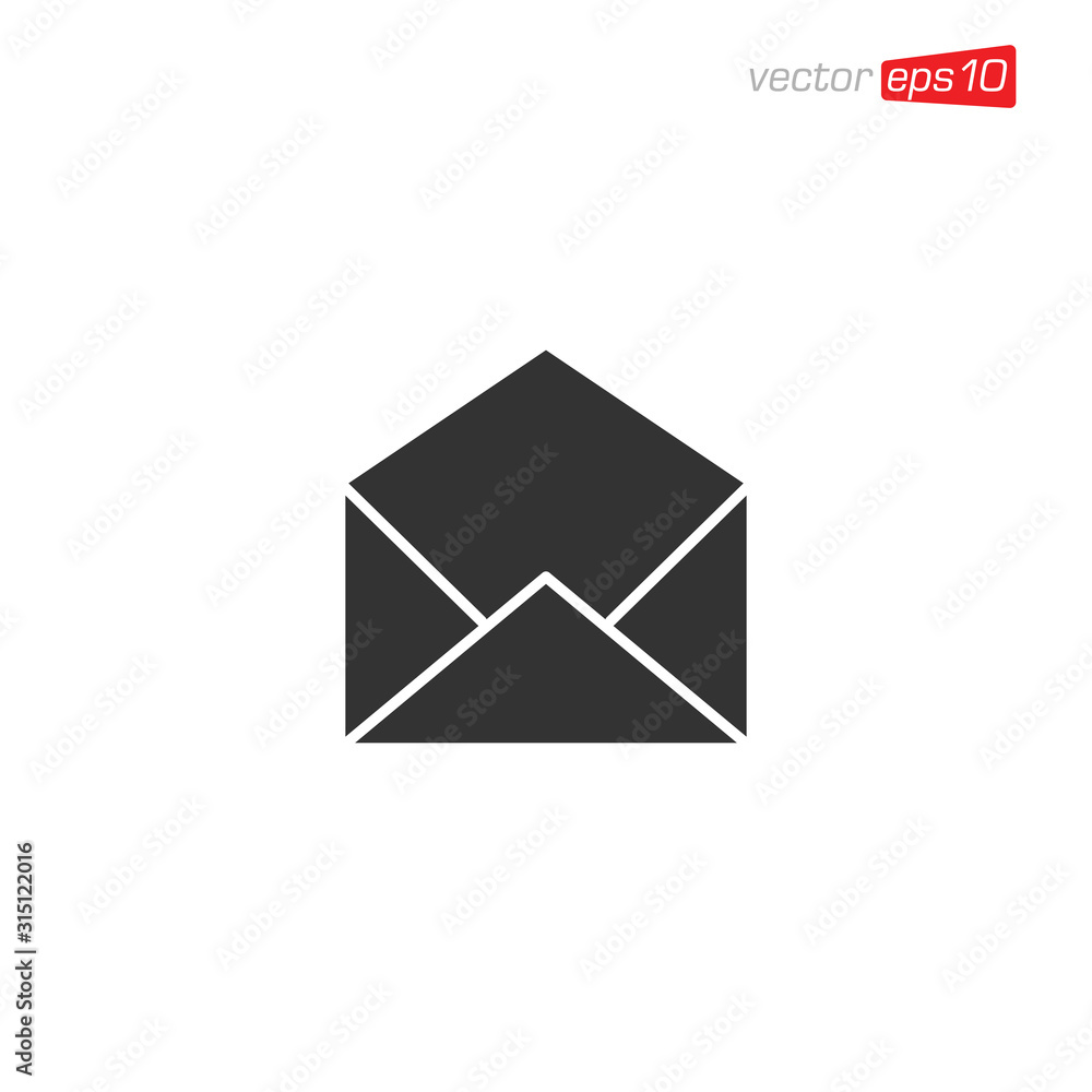 Envelope Message Icon Design Illustration